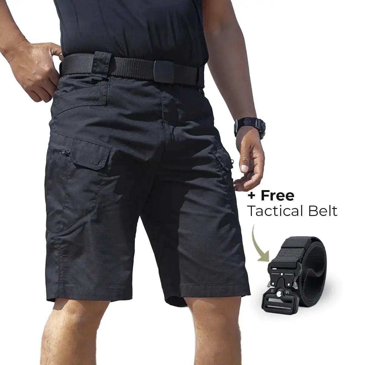 Shield® Military Tactical Shorts for Men (+ Free Tactical Belt)