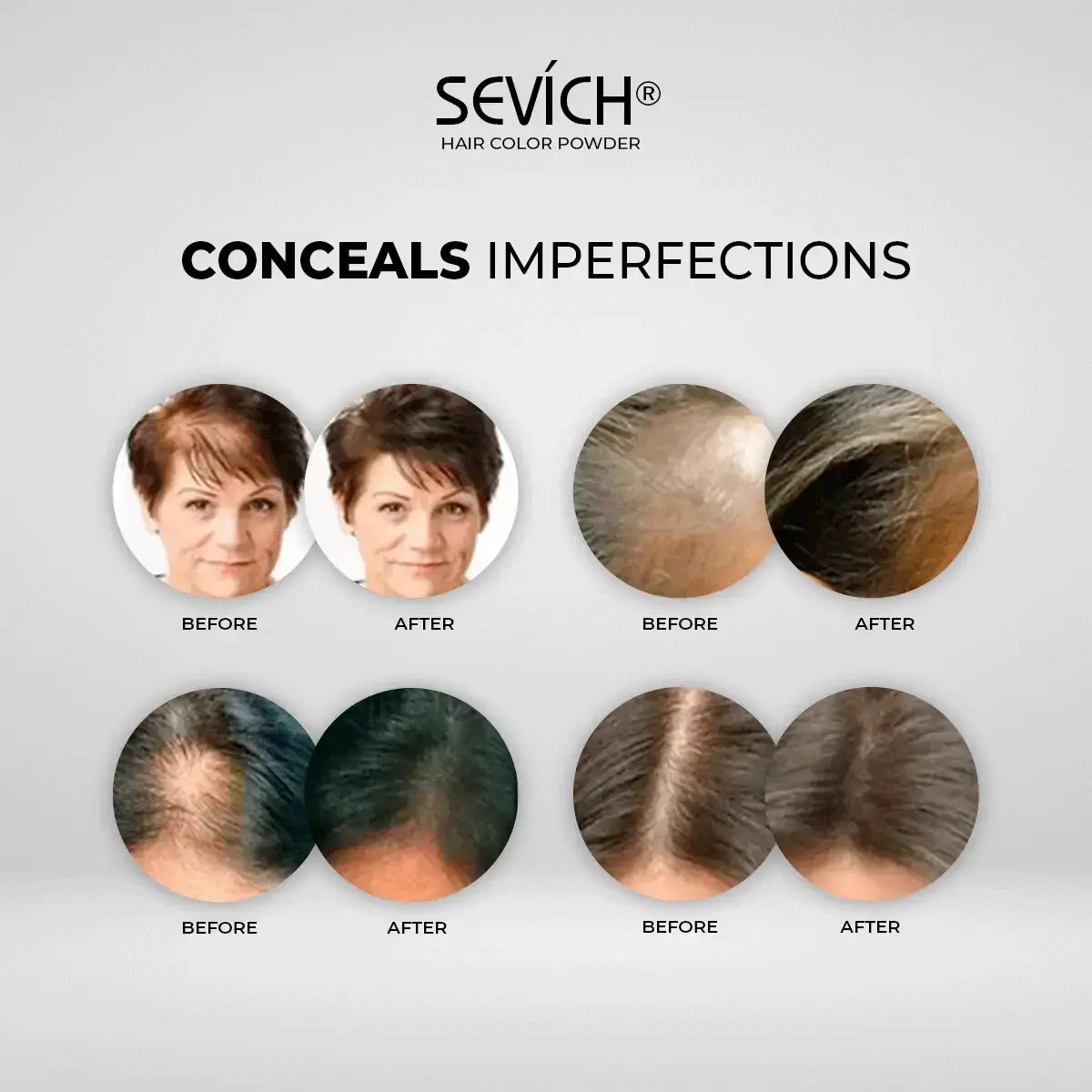 Sevích® Hair Color Powder - Covers All Gray Hairs (Buy 1, Get 1 Free)