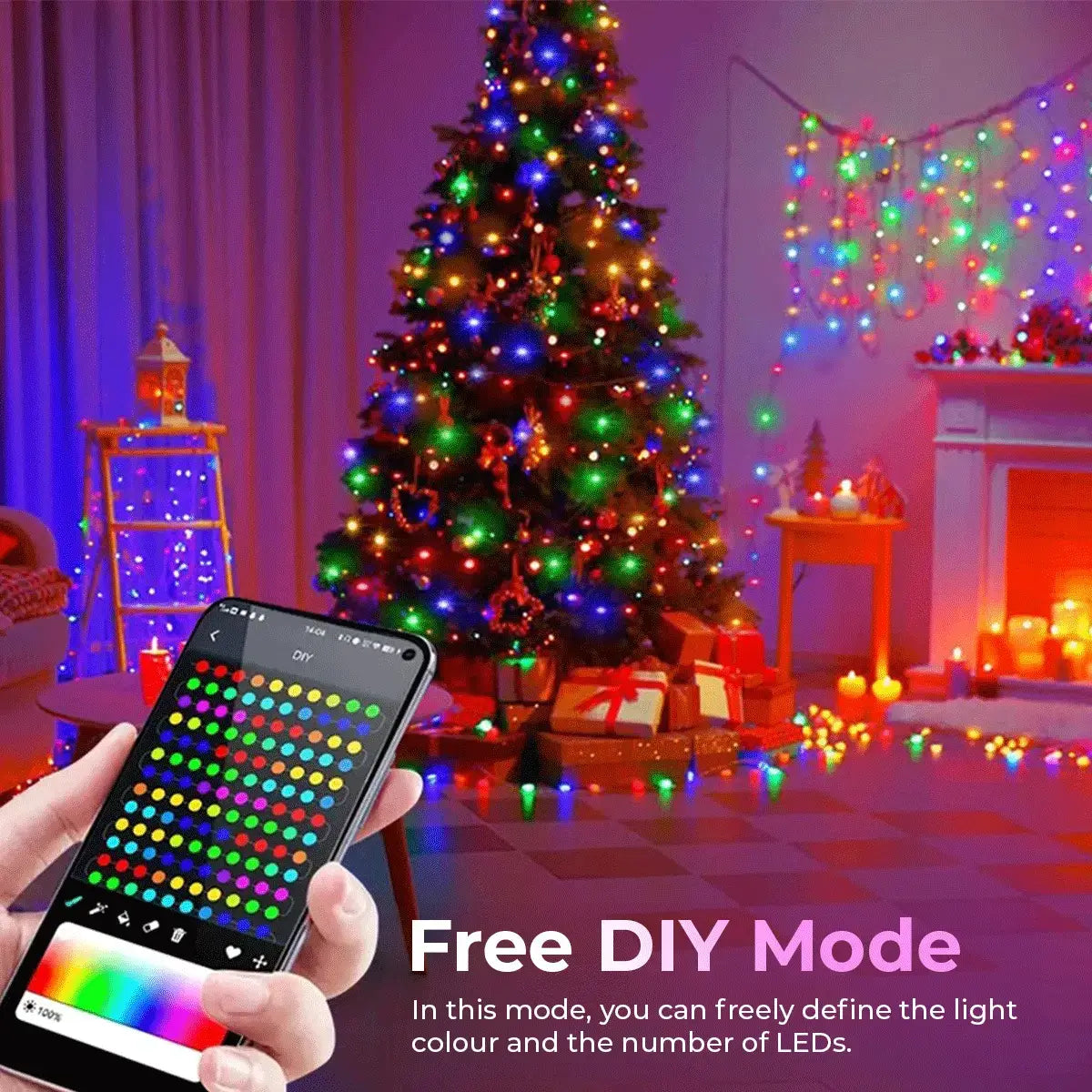 Noëled™ Smart LED Garland (+ Free Christmas Tree Star)