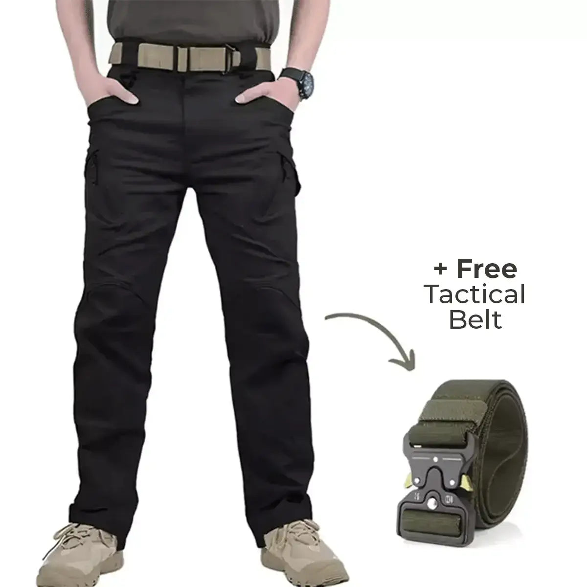 WarriorWear® Military Tactical Trousers (+ Free Tactical Belt)