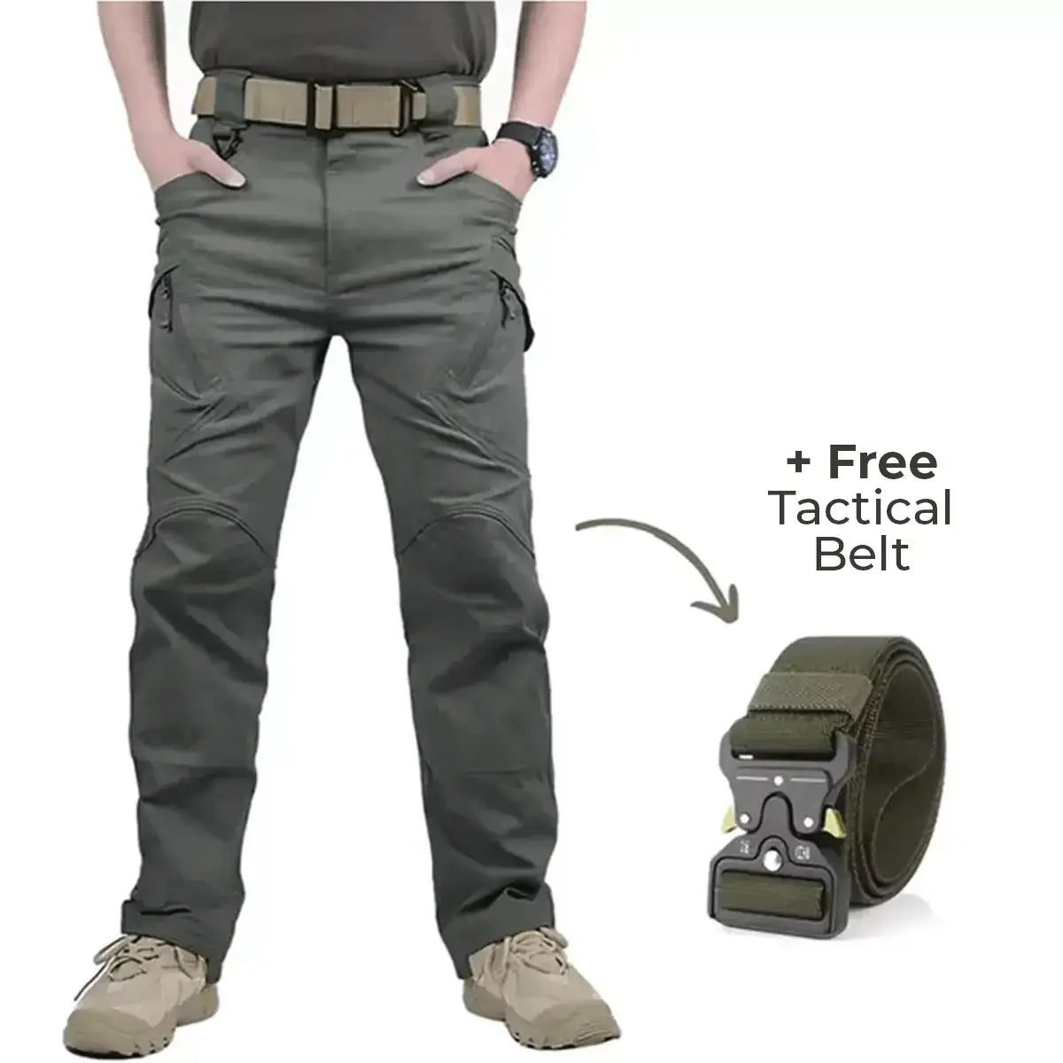 WarriorWear® Military Tactical Trousers (+ Free Tactical Belt)