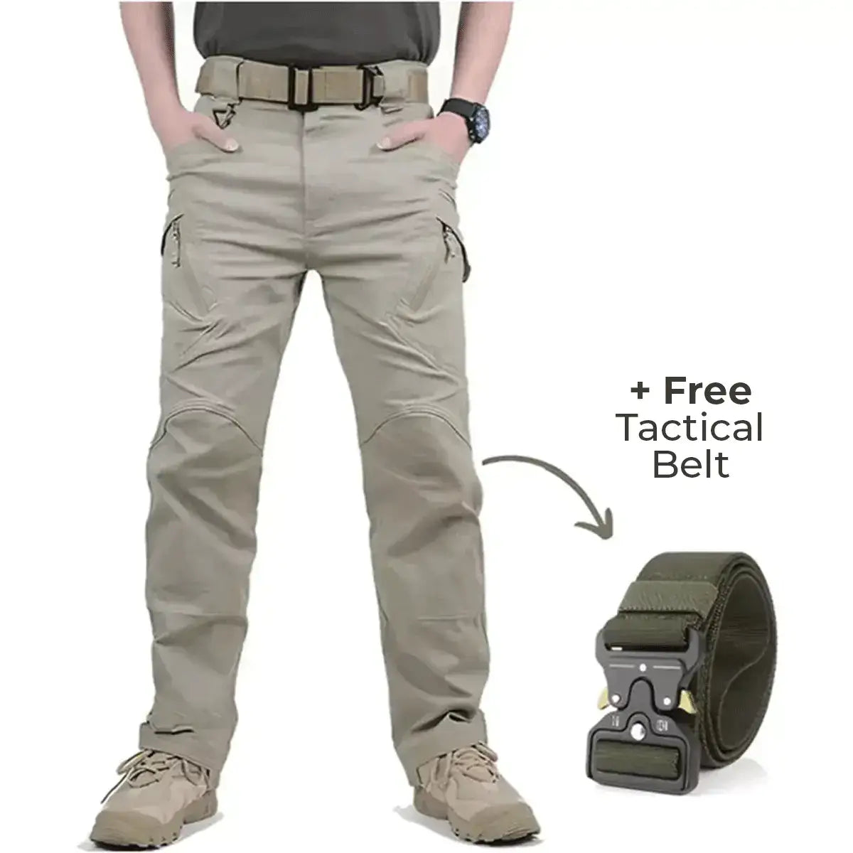 WarriorWear® Military Tactical Trousers (+ Free Tactical Belt)