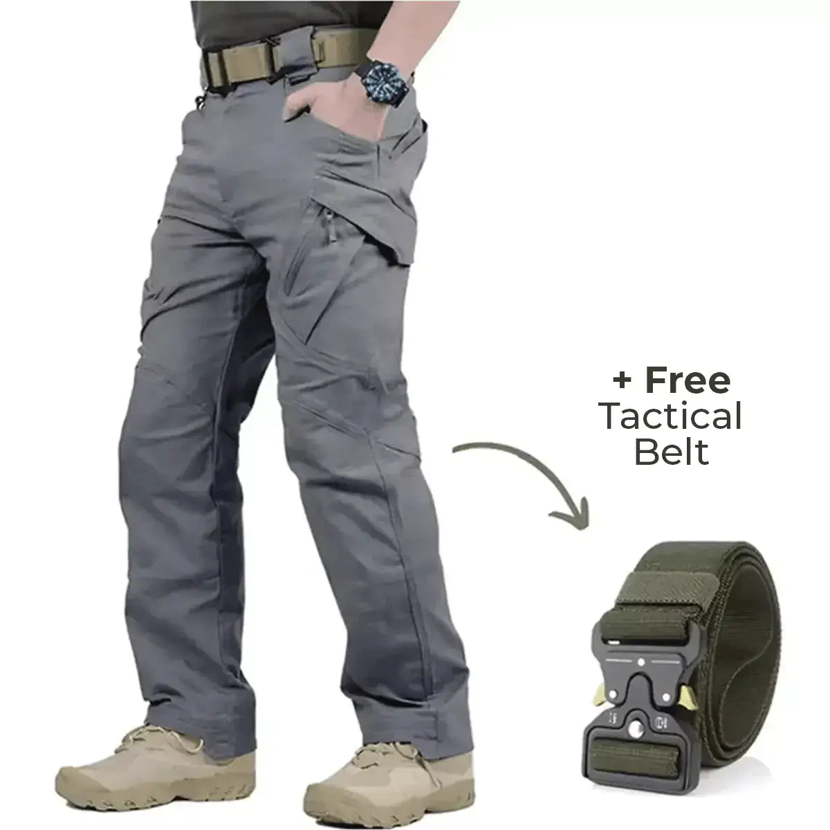 WarriorWear® Military Tactical Trousers (+ Free Tactical Belt)